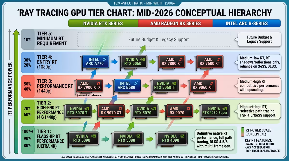 GPU tier RT chart