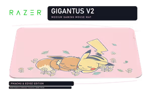 Razer Gigantus V2 Medium Mouse Pad - Pikachu & Eevee - image 1