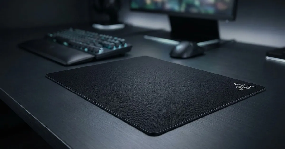 Razer Atlas Pro Tempered Glass Mousepad | Ultra-Thin 1.9mm (Black