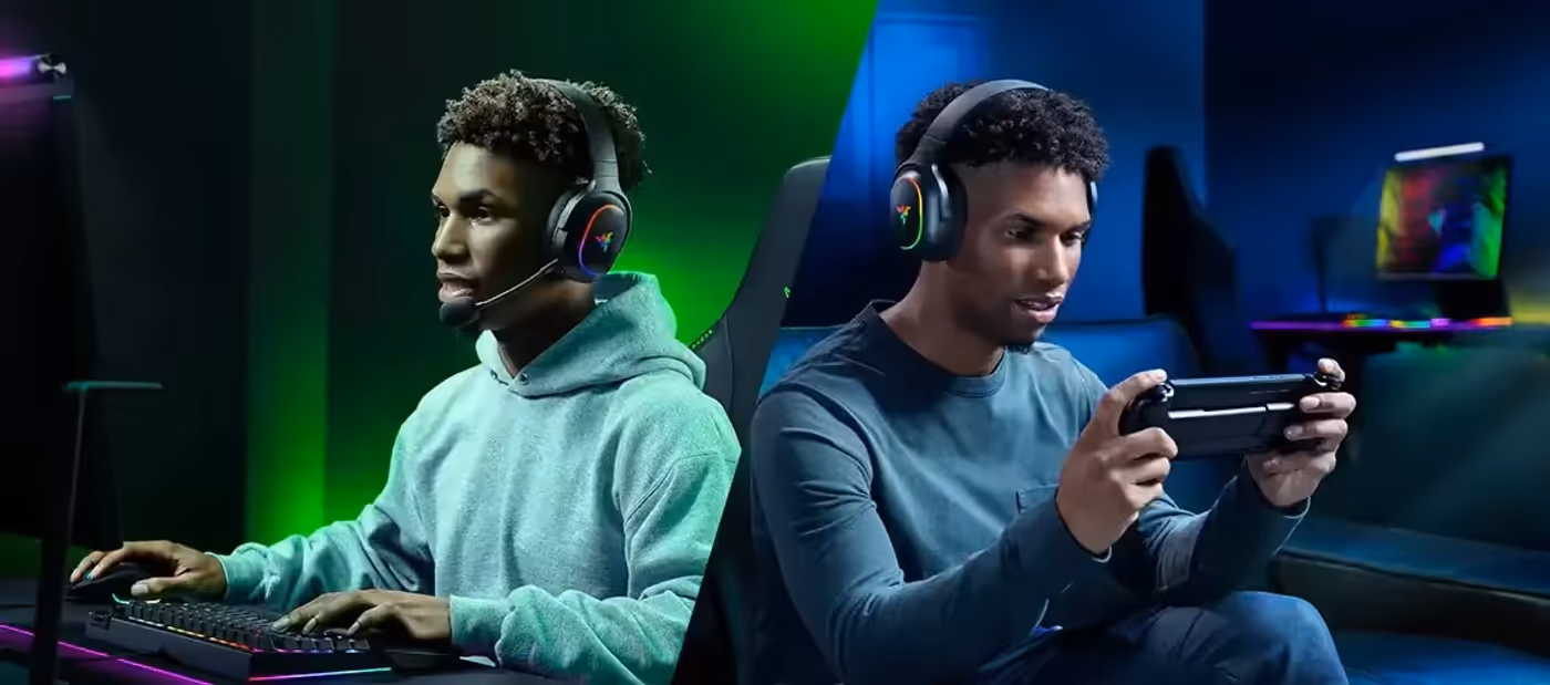 Multi-platform gaming headset with wireless connectivity