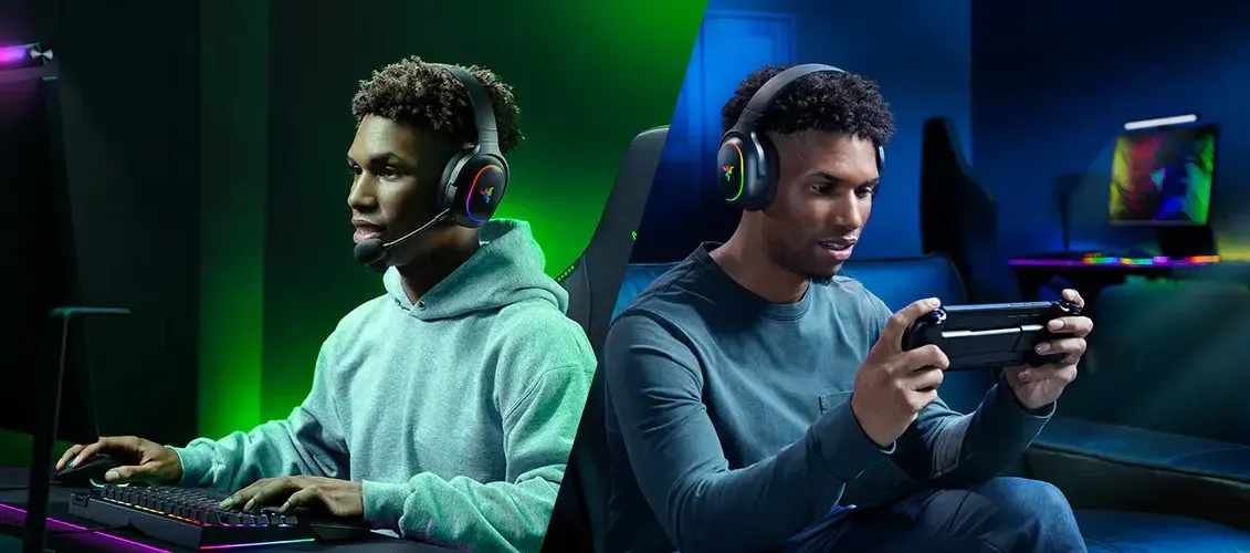 Multi-platform gaming headset with wireless connectivity