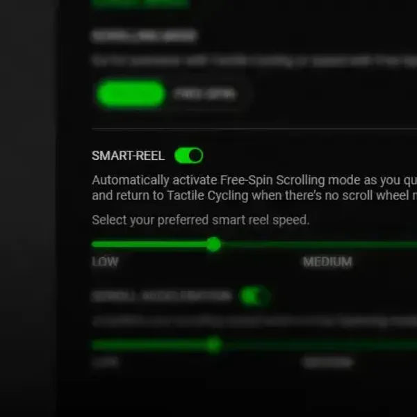 Smart-Reel Mode Razer Basilisk V3 35K Scroll Wheel