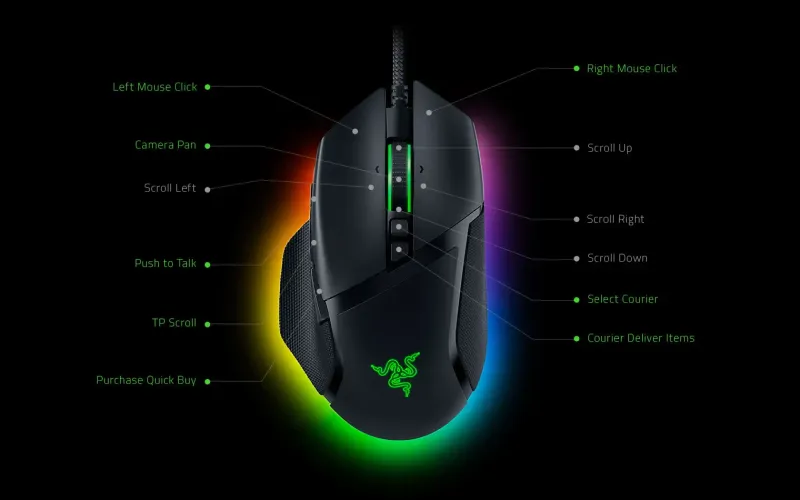 Razer Basilisk V3 for DOTA2 Competitive Play