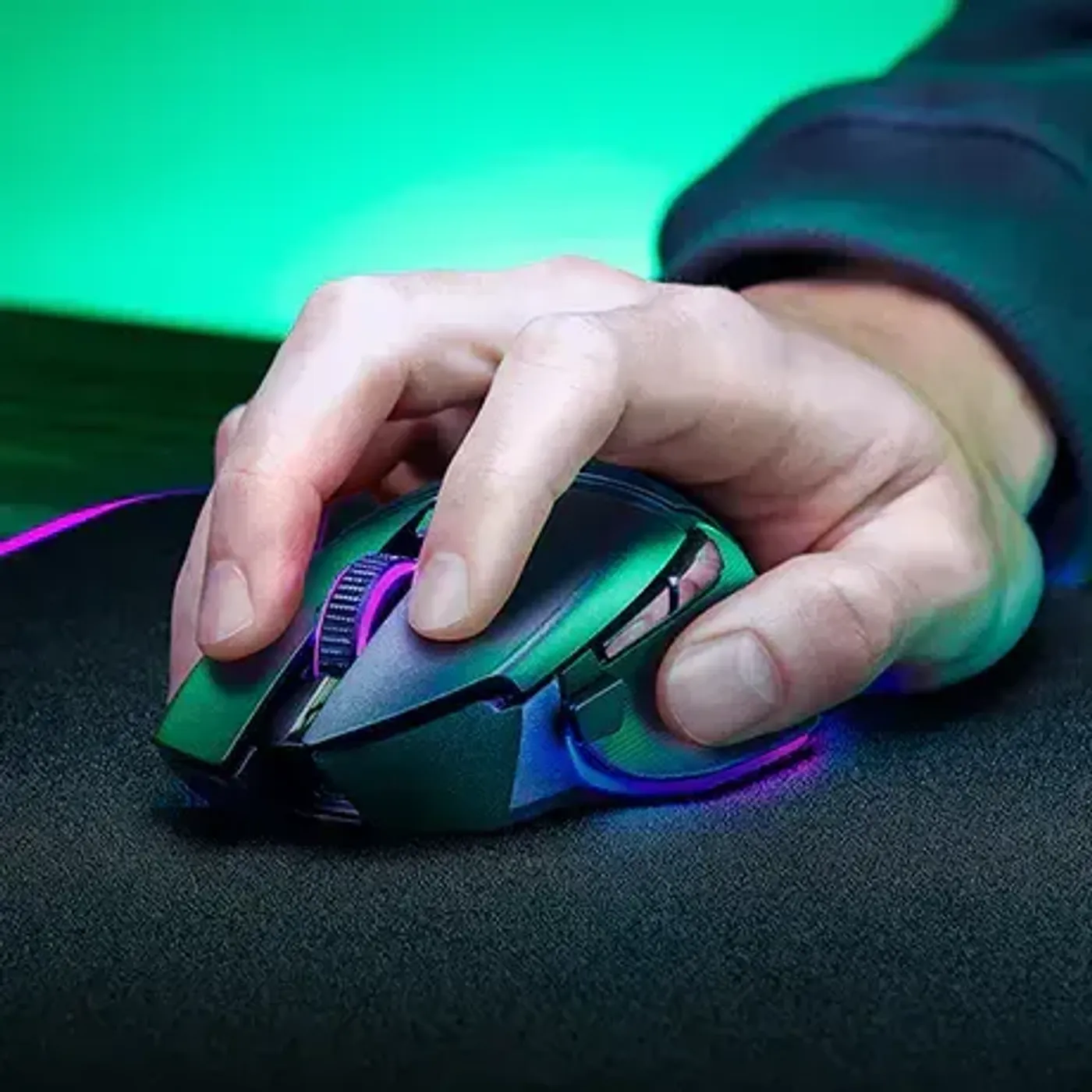 Razer Optical Mouse Switches Gen-3 for high durability and fast actuation