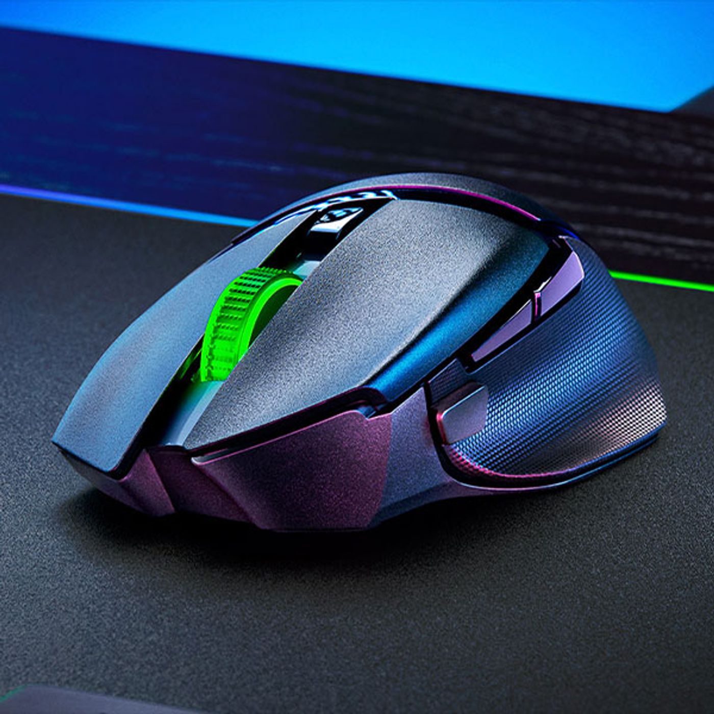 Razer Basilisk V3 X Hyperspeed Wireless Gaming Mouse showcasing its sleek design