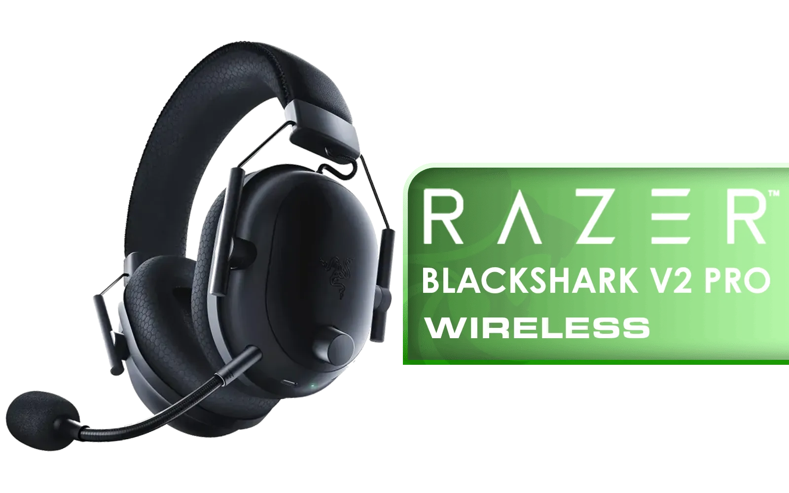Razer BlackShark V2 Pro Wireless 2023 – 70H, 50mm, Detachable Mic