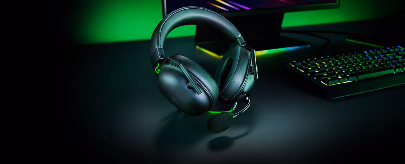 Razer BlackShark V2 X wired gaming headset in black