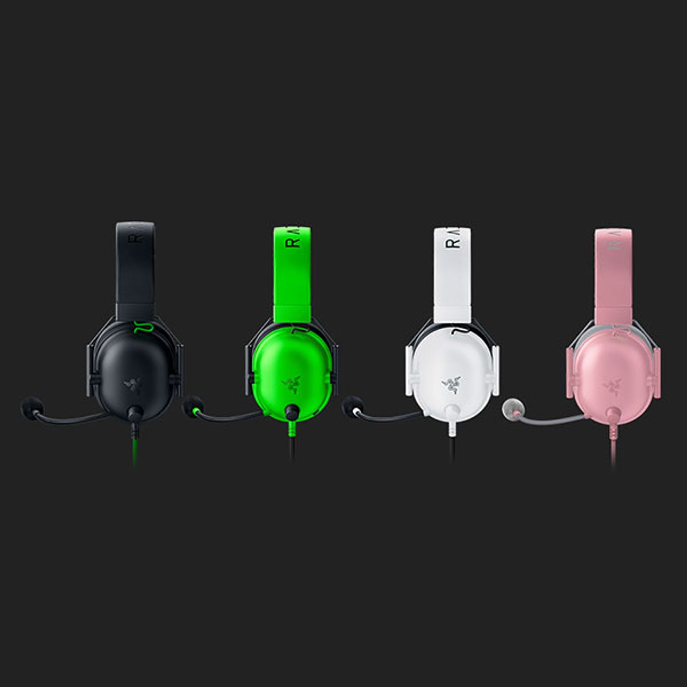 Razer BlackShark V2 X gaming headset available color options