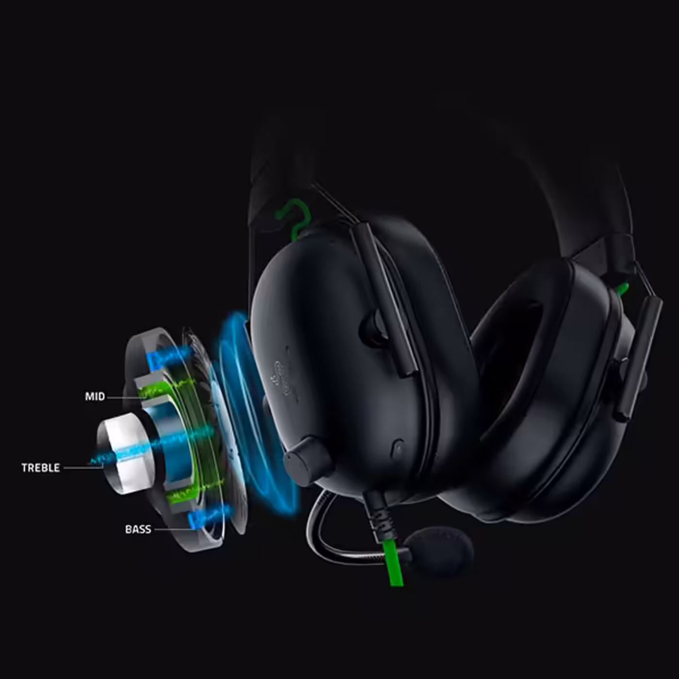Razer BlackShark V2 X Gaming Headset featuring TriForce 50mm driver technology