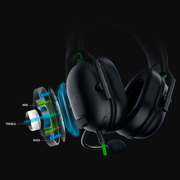 Razer BlackShark V2 X – Wired Gaming Headset, 7.1 Capable | Evetech