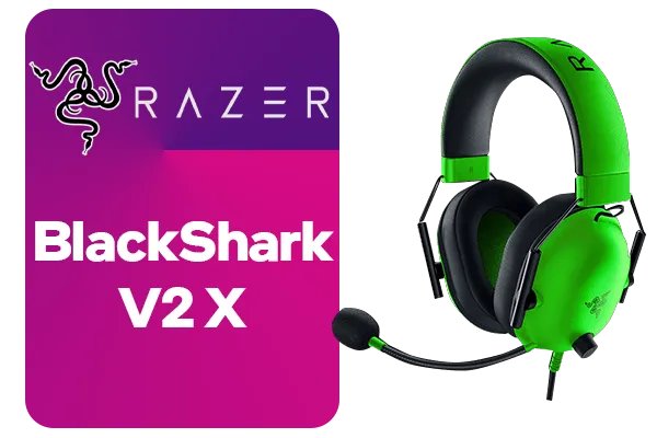 Razer BlackShark V2 X Gaming Headset - Green