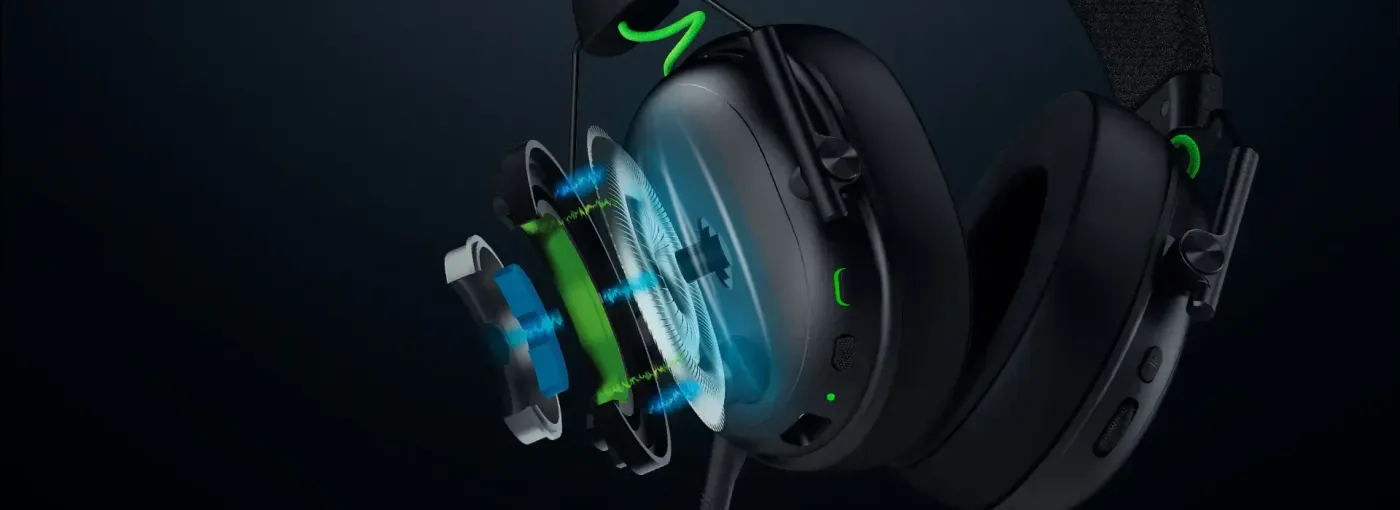 Razer TriForce Titanium 50mm Gen-2 drivers for detailed positional audio