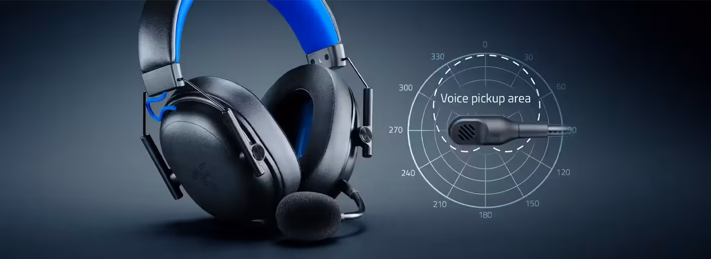 Razer BlackShark V3 X HyperSpeed featuring the detachable HyperClear cardioid microphone