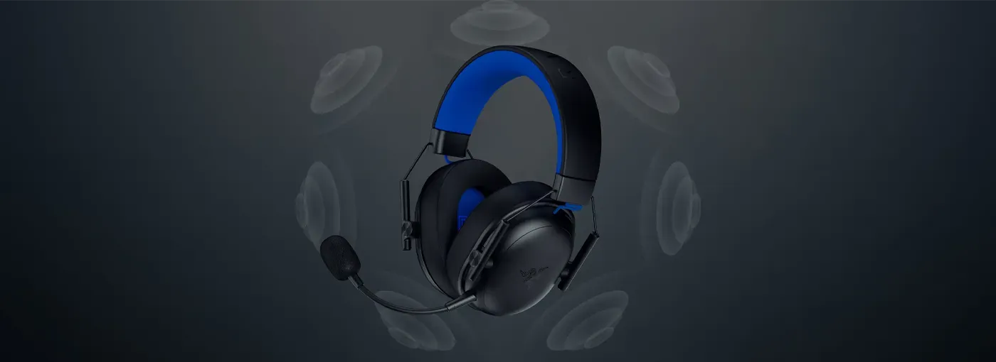 Side view of the 270g BlackShark V3 X HyperSpeed headset