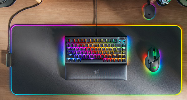 Razer BlackWidow V4 75% Hot-Swappable Black Mechanical Keyboard