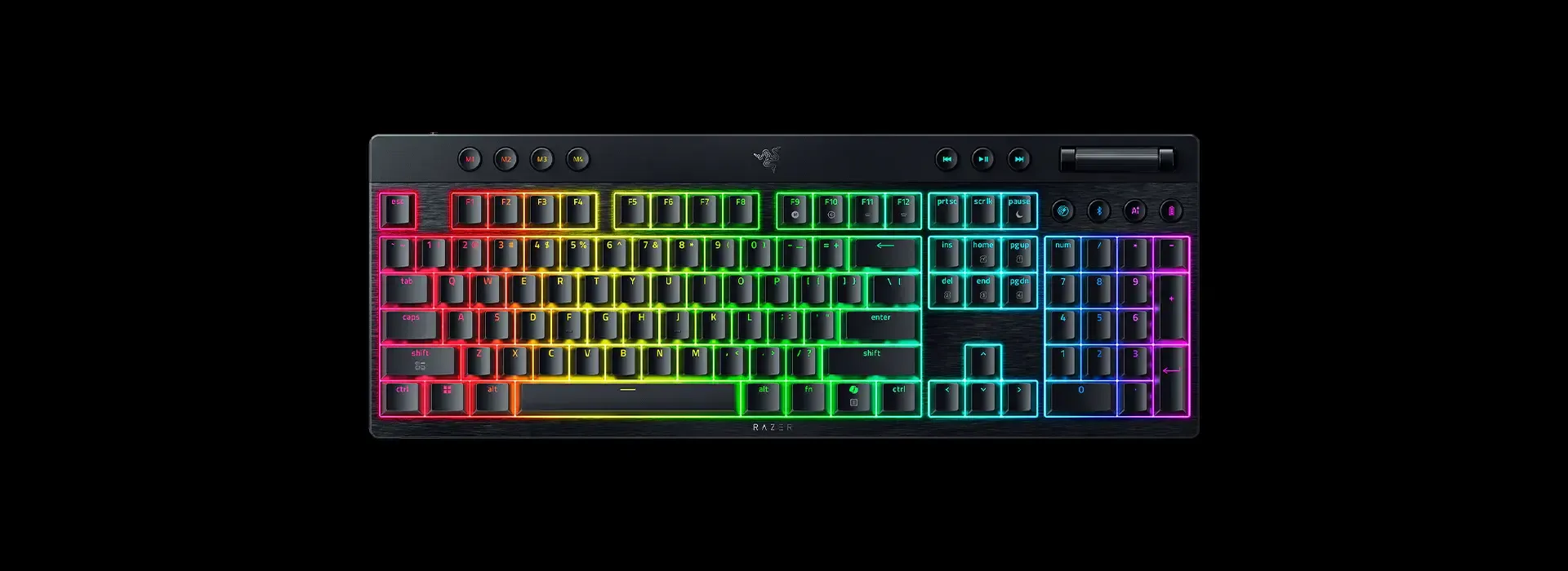 キーボード BLACKWIDOW V4 LOW-PROFILE HYPERSPEED Razer BlackWidow V4 HyperSpeed Wireless Mechanical Keyboard | Evetech