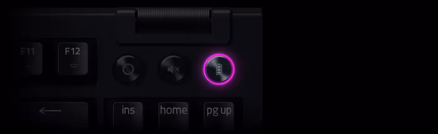 Razer BlackWidow V4 TKL wireless gaming keyboard equipped with Green mechanical switches
