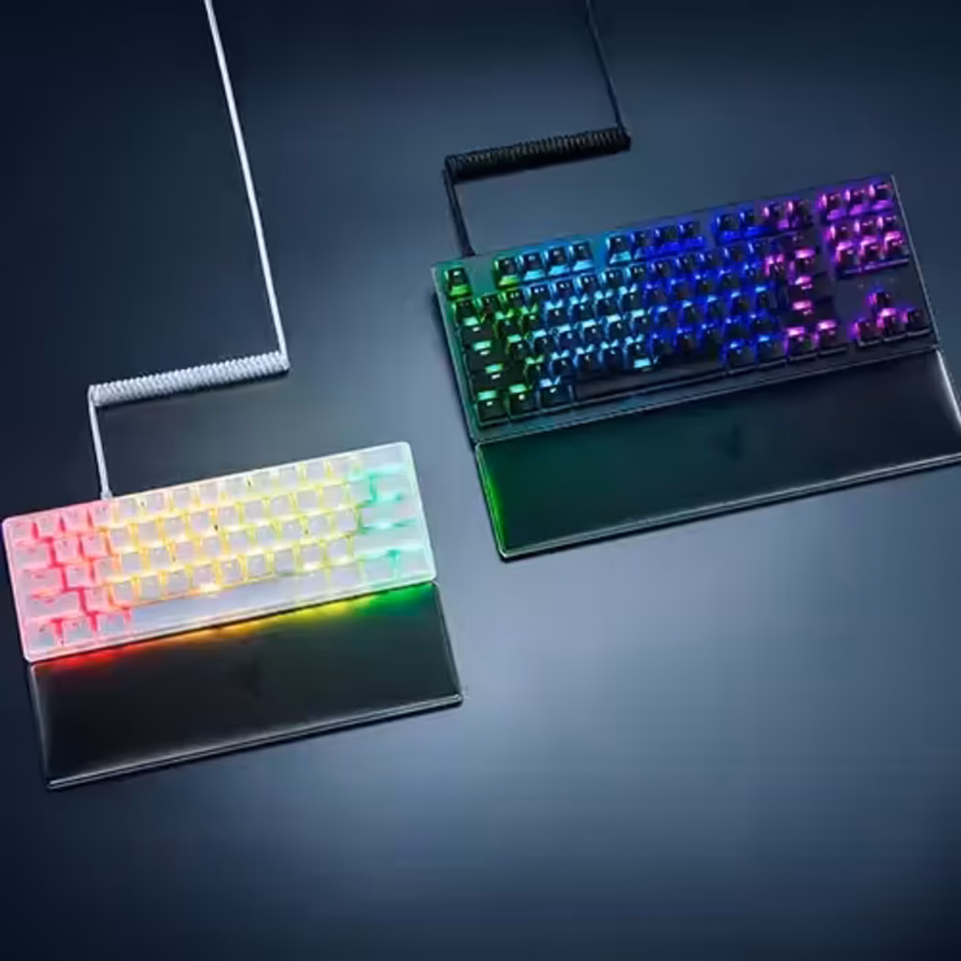 Razer Phantom Keycap Upgrade Set for Mechanical Keyboards in Black and White