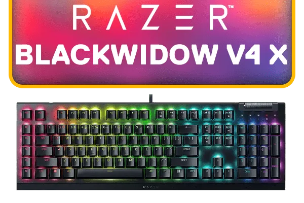 Razer BlackWidow V4 X Wired Gaming Keyboard - Green Switches