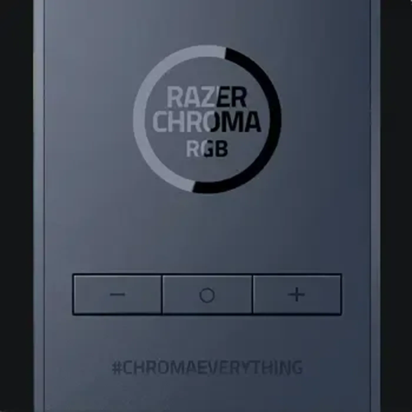 Razer Chroma Light Strip controller with its quick-control buttons