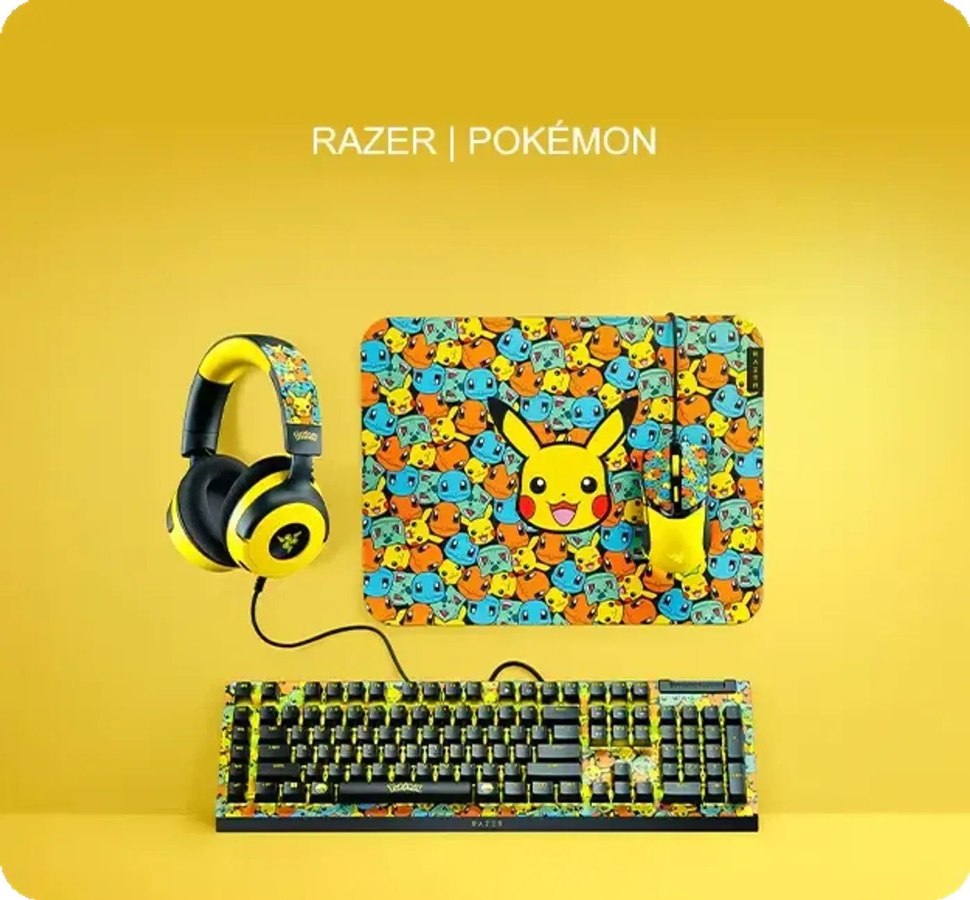 Officially licensed Pokémon gaming peripherals collection by Razer