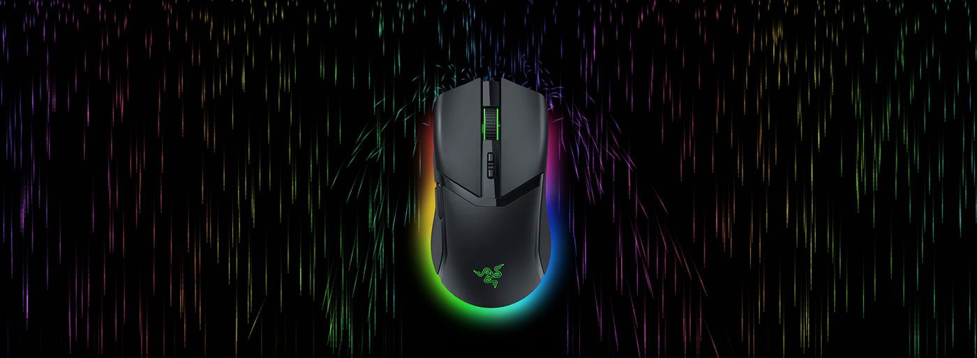 Razer Cobra Pro wireless gaming mouse showing sleek design and connectivity features