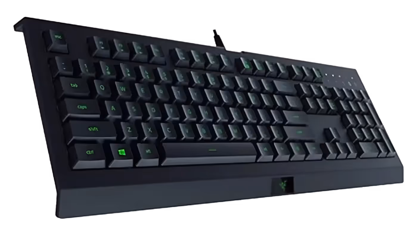 Razer Cynosa Lite keyboard showcasing customisable Chroma RGB backlighting options