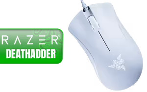 Razer DeathAdder Essential Gaming Mouse - White Razer DeathAdder Essential Gaming Mouse - White - Image 1