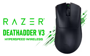 Razer DeathAdder V3 HyperSpeed Wireless Gaming Mouse Black Razer DeathAdder V3 HyperSpeed Wireless Gaming Mouse Black - Image 1