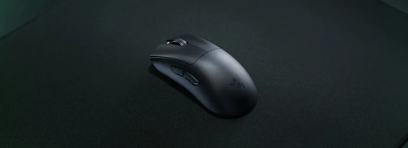 Razer DeathAdder V3 HyperSpeed wireless gaming mouse in black