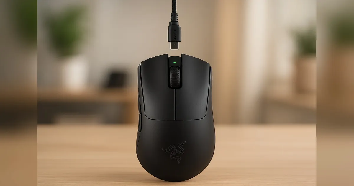 Razer DeathAdder V3 Pro Wireless Gaming Mouse – 63g, Focus Pro 30K