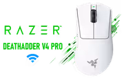 Razer Deathadder V4 Pro Wireless Mouse — 56 g, White - image 1