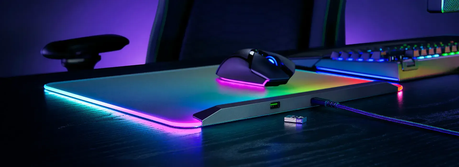 マウス・トラックボール Razer Firefly V2 Pro Phantom Edition RGB LED バックライト付きゲーミングマウスパッド - Firefly V2 Pro