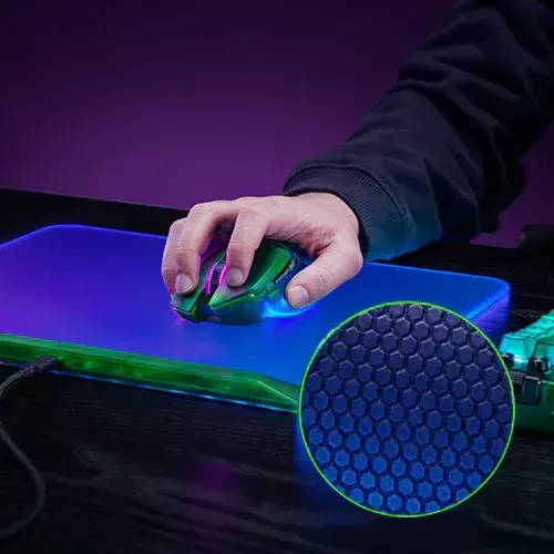 マウス・トラックボール Razer Firefly V2 Pro Phantom Edition RGB LED バックライト付きゲーミングマウスパッド - Firefly V2 Pro