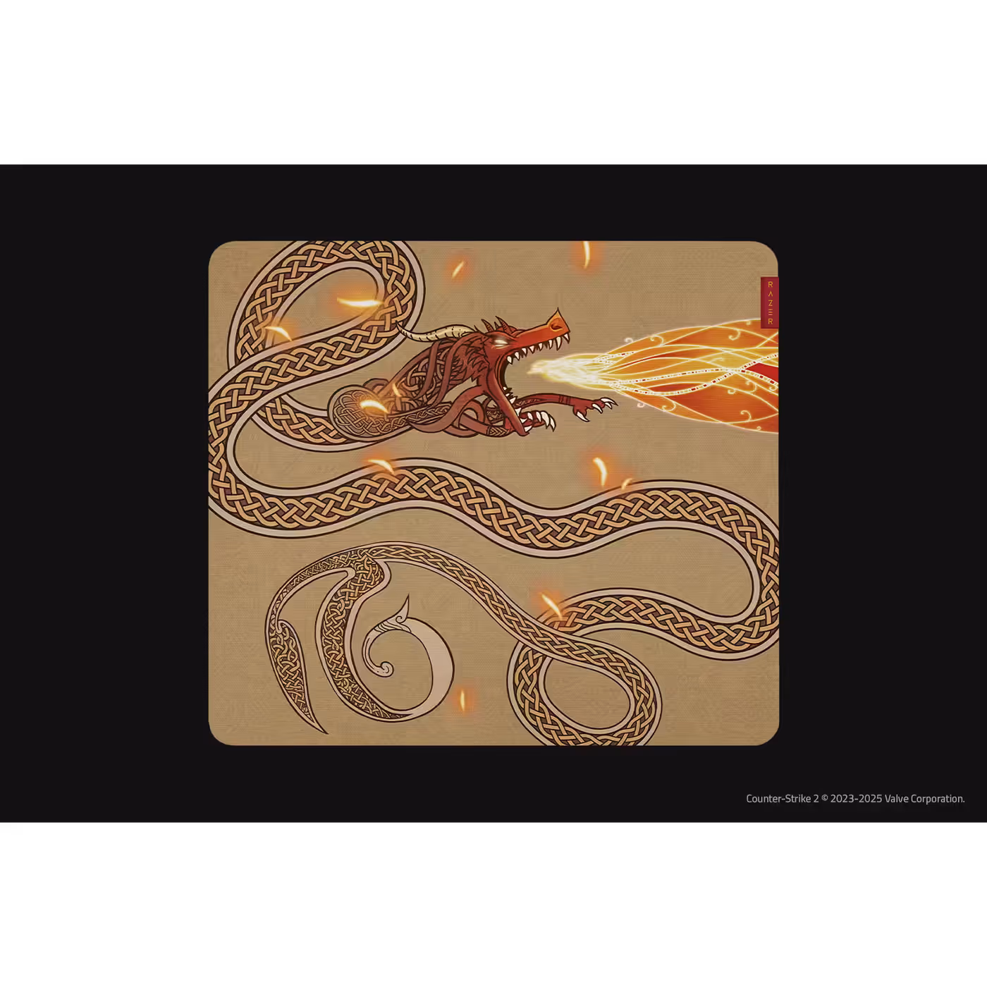 Top view of the Razer Gigantus V2 Large Counter-Strike 2 Edition mouse pad