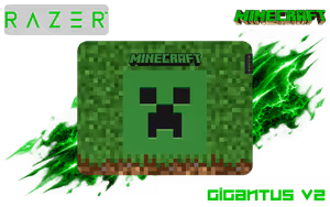 Razer Gigantus V2 Medium Gaming Mousepad Minecraft Edition - Image 1