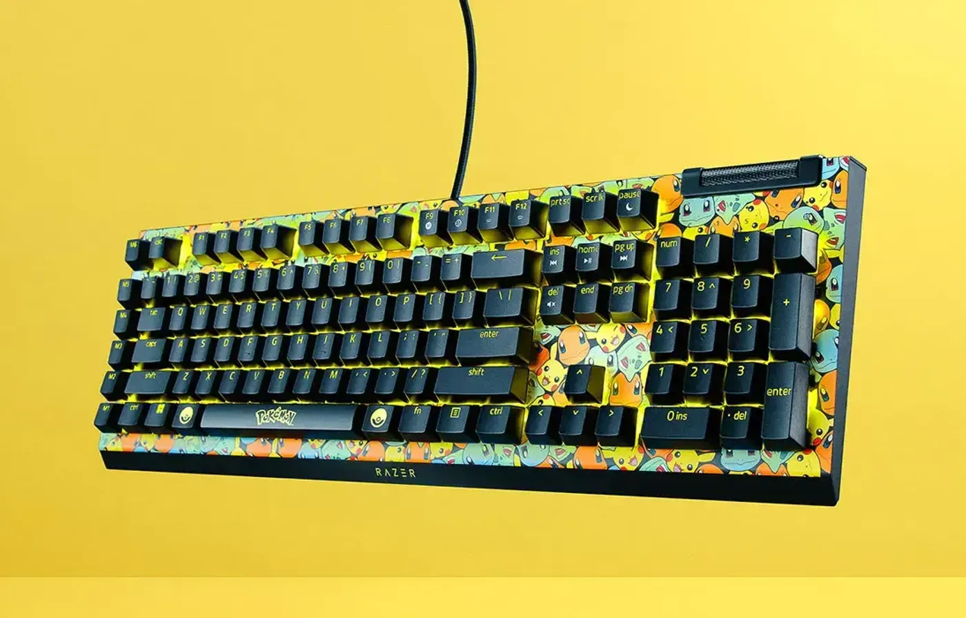 Razer BlackWidow V4 X Pokémon Edition mechanical gaming keyboard