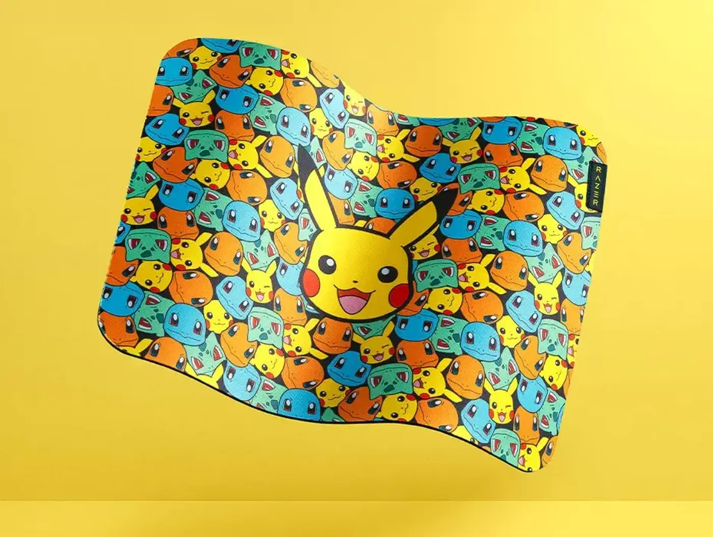 Razer Gigantus V2 Medium Pokémon Edition mouse mat close-up view