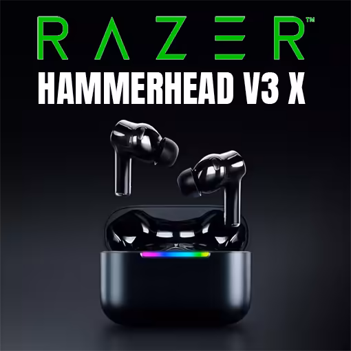 Razer Hammerhead V3 X Hyperspeed Earphone Black