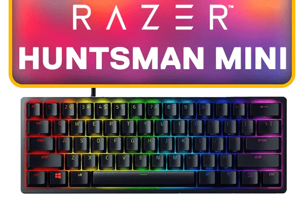 Razer Huntsman Mini Gaming Keyboard - Purple Switches - Black