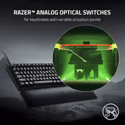 Razer Huntsman V2 Analog Gaming Keyboard — Analog Optical, PBT Keycaps - image 12
