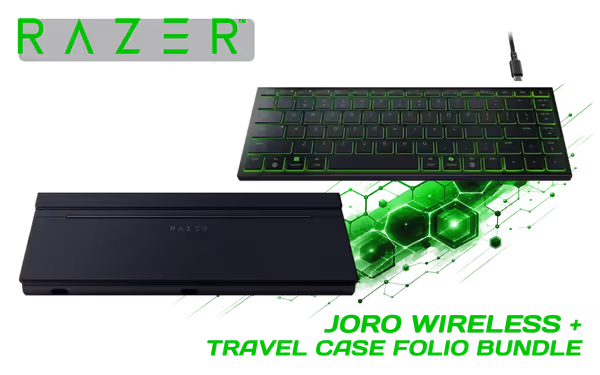 Razer Joro Portable Wireless Gaming Keyboard & Case Bundle - image 1 Razer Joro Portable Wireless Gaming Keyboard & Case Bundle - image 1