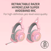 Razer Kraken Kitty V3 Pro Wireless Gaming Headset Quartz - image 10