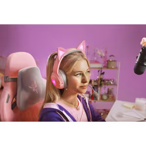 Razer Kraken Kitty V2 Wired RGB Headset - Quartz - image 7