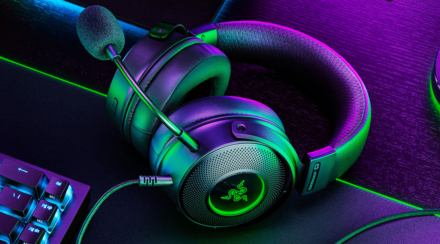 Razer Kraken V3 HyperSense Gaming Headset with RGB Lighting