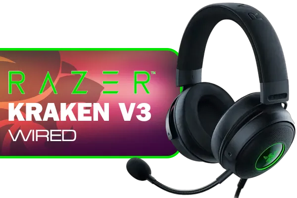 Razer Kraken V3 Wired USB Gaming Headset - Exceptional Sound