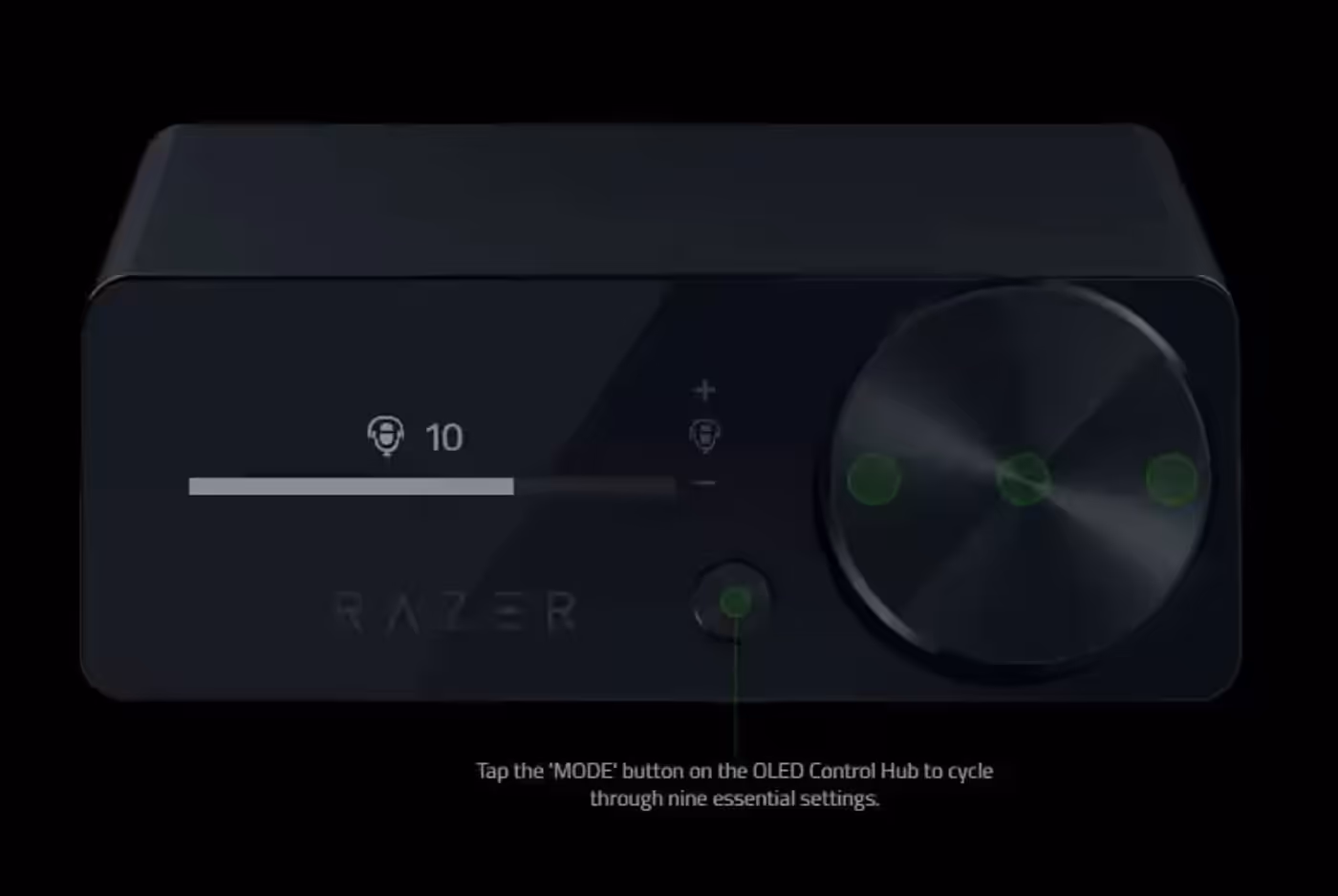 Microphone sidetone level setting configuration