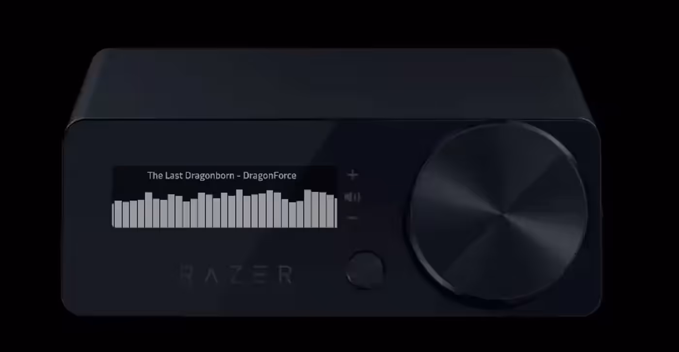 Audio visualizer meter reacting in real-time to sound