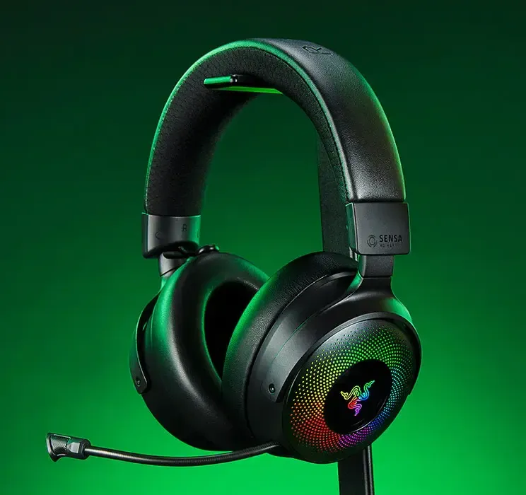 ヘッドホン Razer kraken 4 pro Razer Kraken V4 Pro Wireless Gaming Headset — OLED Hub, THX | Evetech