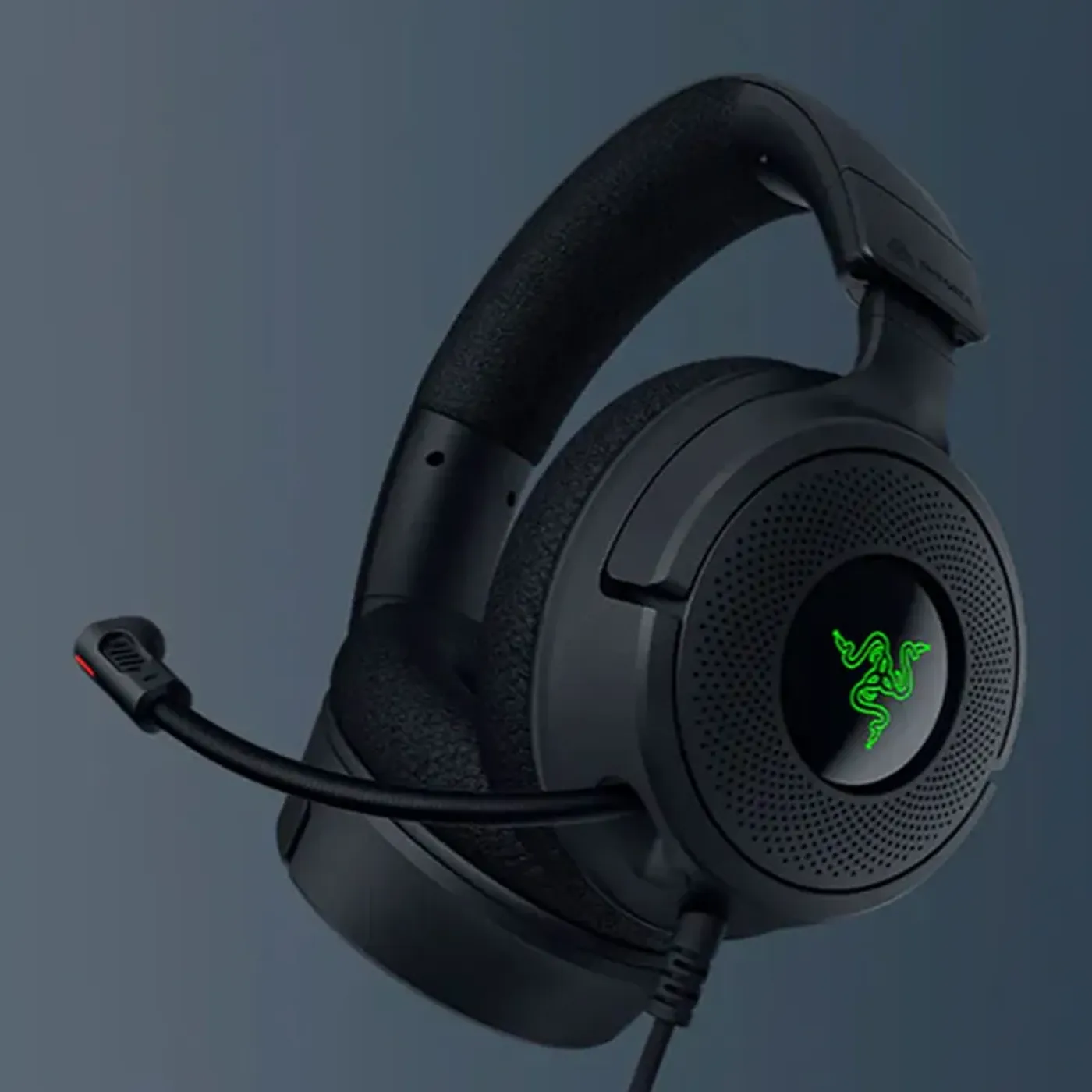 Razer Kraken V4 X headset featuring retractable HyperClear cardioid microphone